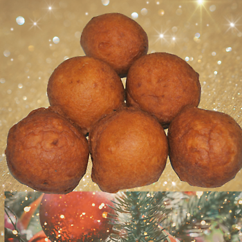 Oliebol naturel  (zak 10 stuks)